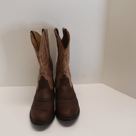 Ariat Shoes - Ariat Women's Brown and Tan Cowboy Boots Size 6B